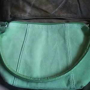 Green mini purse